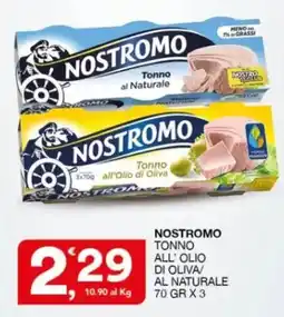 Sisa Nostromo tonno all'olio di oliva al naturale offerta