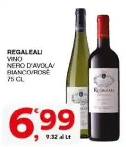 Sisa Regaleali vino nero d'avola/bianco/rosè offerta
