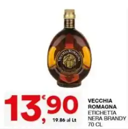 Sisa Vecchia Romagna etichetta nera brandy offerta
