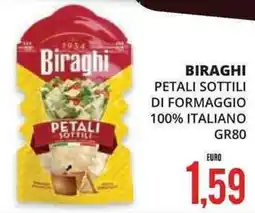 Mazzeo Giocattoli Biraghi petali sottili di formaggio offerta
