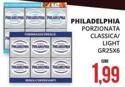 Mazzeo Giocattoli Philadelphia formaggio fresco classica/light offerta