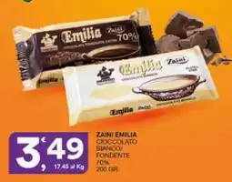 Sisa Zaini Emilia cioccolato bianco/fondente 70% offerta