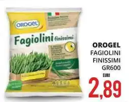 Mazzeo Giocattoli Orogel fagiolini finissimi offerta
