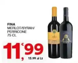 Sisa Fina Merlot/Syrah/Perricone offerta