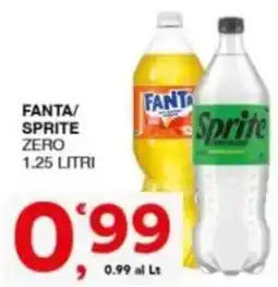 Sisa Fanta/ Sprite Zero offerta