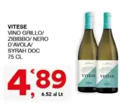 Sisa Vitese Vino Grillo/Zibibbo/Nero d'Avola/Syrah Doc offerta