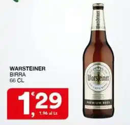 Sisa Warsteiner birra offerta