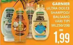 Mazzeo Giocattoli Garnier Ultra Dolce Shampoo/Balsamo offerta