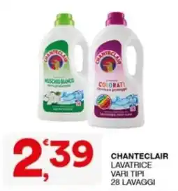 Sisa Chanteclair lavatrice vari tipi offerta