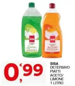 Sisa Sisa detersivo piatti aceto/limone offerta