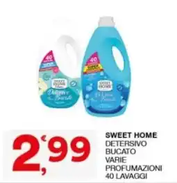 Sisa Sweet Home Detersivo bucato offerta