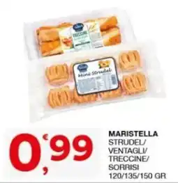 Sisa Maristella strudel/ventagli/trecchine/sorrisi offerta