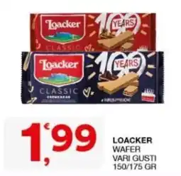 Sisa Loacker wafer vari gusti offerta