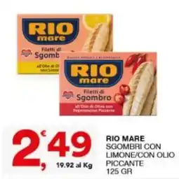 Sisa Rio mare filetti di sgombro offerta