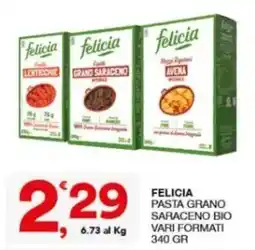 Sisa Felicia Pasta Grano Saraceno Bio offerta