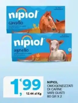 Sisa Nipiol omogeneizzati di carne vari gusti offerta