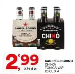 Sisa San Pellegrino Chino/ Tonica Vap offerta