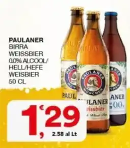 Sisa Paulaner birra Weissbier offerta