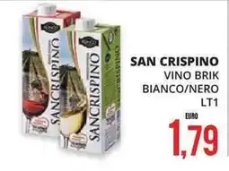 Mazzeo Giocattoli San Crispino vino brik offerta
