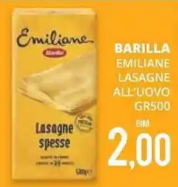 Mazzeo Giocattoli Barilla Emiliane lasagne all'uovo offerta