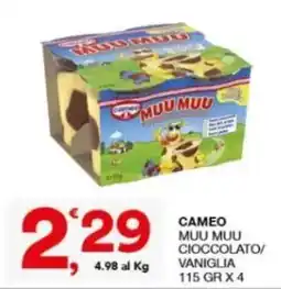 Sisa Cameo Muu Muu Cioccolato Vaniglia offerta