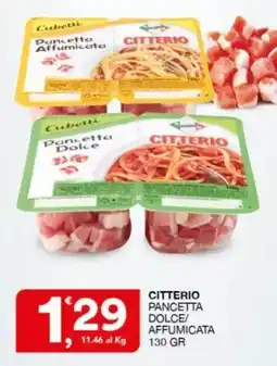 Sisa Citterio Pancetta Dolce offerta