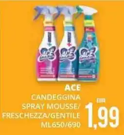 Mazzeo Giocattoli Ace candeggina spray mousse offerta
