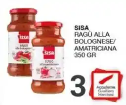 Sisa Sisa sugo alla bolognese/amatriciana offerta