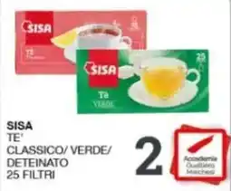 Sisa Sisa te' classico verde deteinato offerta