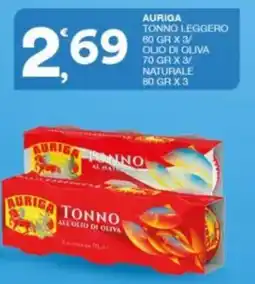 Sisa Tonno al olio di oliva Auriga offerta
