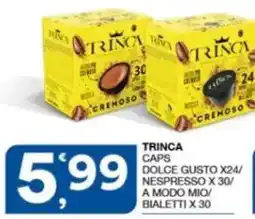 Sisa Trinca caps offerta