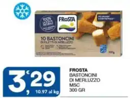 Sisa Frosta bastoncini di merluzzo msc offerta