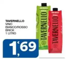 Sisa Tavernello vino bianco/rosso brick offerta