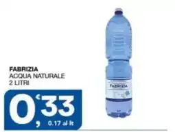 Sisa Fabrizia acqua naturale offerta