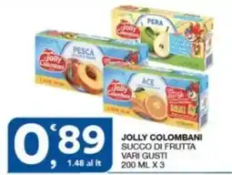 Sisa Jolly Colombani succo di frutta vari gusti offerta