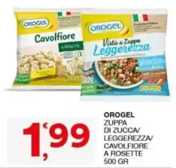 Sisa Orogel zuppa di zucca leggerezza cavolfiore a rosette offerta