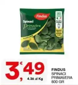 Sisa Findus Spinaci Primavera offerta