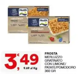 Sisa Frosta merluzzo gratinato con limone offerta