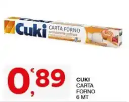 Sisa Cuki carta forno offerta