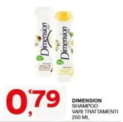 Sisa Dimension shampoo vari trattamenti offerta