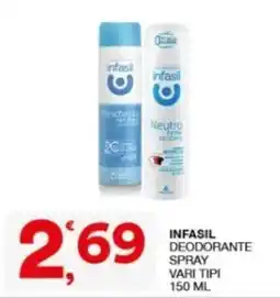Sisa Infasil deodorante spray offerta