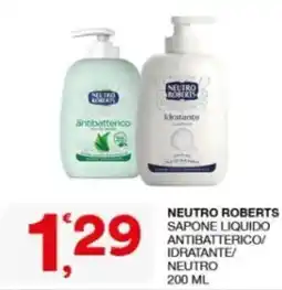 Sisa Neutro Roberts sapone liquido antibatterico/idratante/neutro offerta