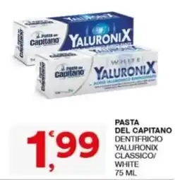 Sisa Pasta del Capitano dentifricio Yaluronix offerta
