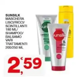 Sisa Sunsilk maschera lisci/ricci/scintillanti offerta