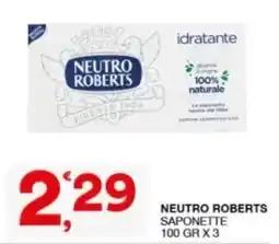 Sisa Neutro Roberts Saponette offerta