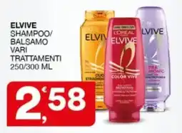 Sisa Elvive shampoo/balsamo vari trattamenti offerta