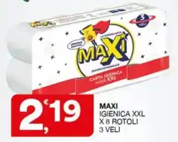 Sisa Maxi carta igienica XXL offerta