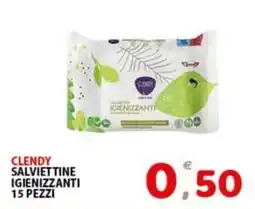 Premium Supermercati Clendy salviettine igienizzanti offerta