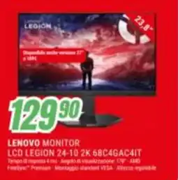 Leonardelli Lenovo monitor offerta