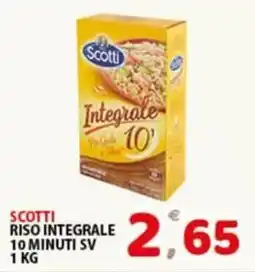 Premium Supermercati Scotti riso integrale offerta